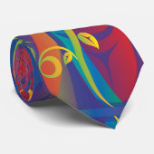 Cravate Lever du soleil au coucher du soleil (Roulé)