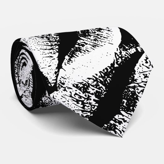 Cravate Lèvres blanches (Roulé)