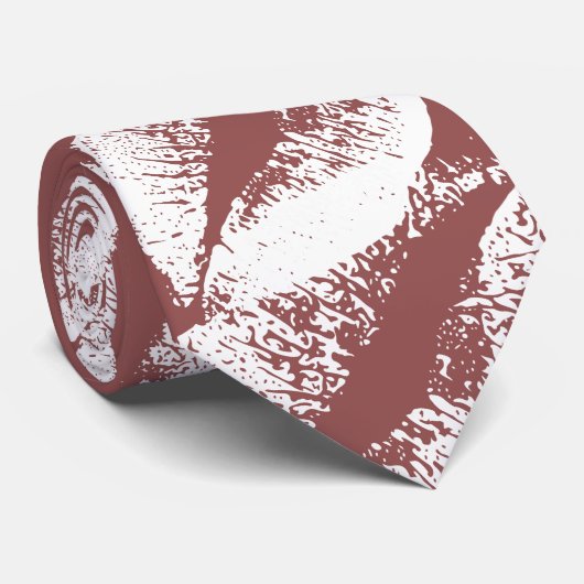 Cravate Lèvres blanches #9 (Roulé)