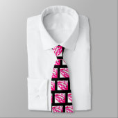 Cravate Lèvres chaudes rose/noir (Attaché)