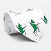 Cravate Lézard vert (Roulé)