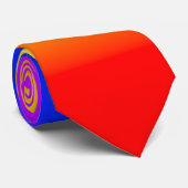 Cravate LGBT Rainbow Pride Ombre Gradient Stripes (Roulé)