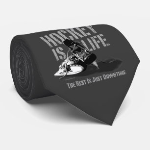 Cravate L'hockey est la vie