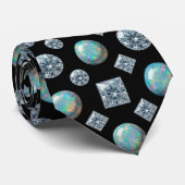 Cravate L'Homme Luxe | Nœud Papillon Diamant Opale (Roulé)