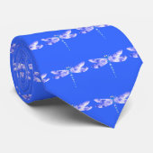 Cravate Libellule bleue (Roulé)