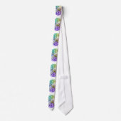 Cravate libellule | fleur de vie colorée | chakra (Dos)