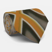 Cravate Liberté, Égalité, Fraternité : Futur prospère (Roulé)