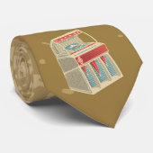 Cravate Librairie Retro Grunge (Roulé)