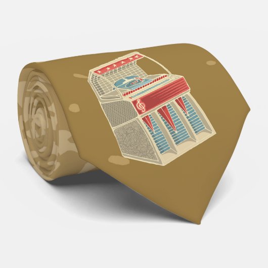 Cravate Librairie Retro Grunge (Roulé)