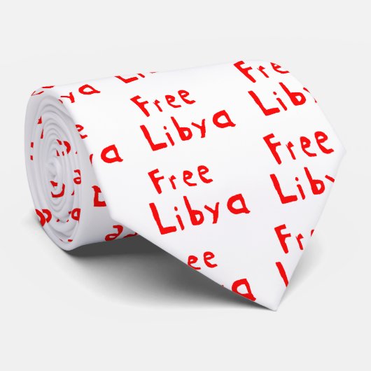 Cravate libye libre (Roulé)