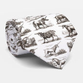 Cravate Licorne Classique Antique Créature Magique Mythiqu (Roulé)