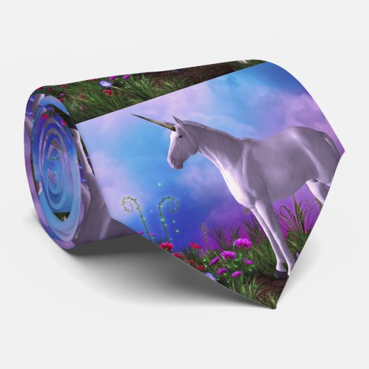 Cravate Licorne majestueuse (Roulé)