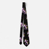 Cravate Licorne tamponnante avec des étoiles (Dos)