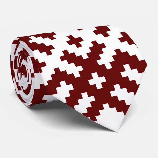 Cravate Lielvarde Belt Motif Symboles Nordique Star (Roulé)