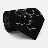 Cravate Lien avec différentes formules chimiques (Roulé)