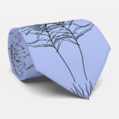 Cravate Lien avec lignes Design en bleu (Roulé)