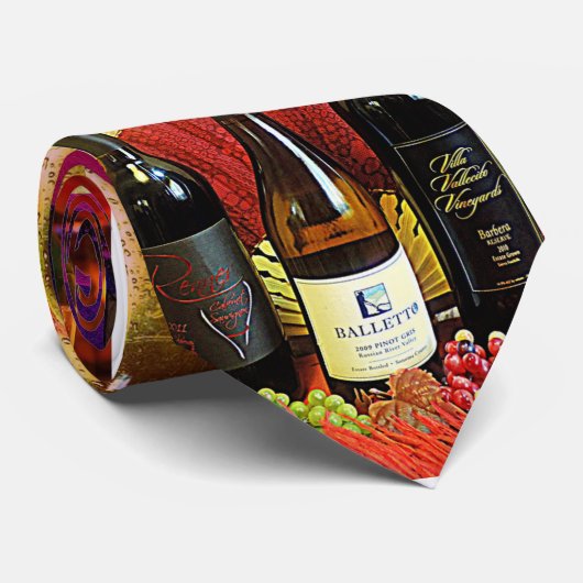 Cravate Lien de vin (Roulé)