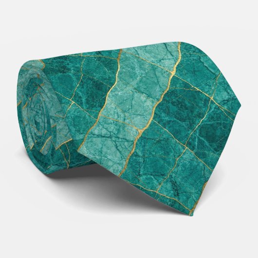 Cravate Lien en pierre de luxe | Marbre turquoise, sarcell (Roulé)