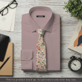 Cravate Light Impressionist Floral Necktie