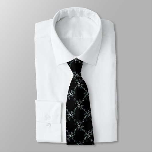 Cravate Lightning Grid Pattern Tie (Attaché)