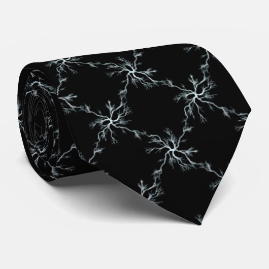 Cravate Lightning Grid Pattern Tie (Roulé)