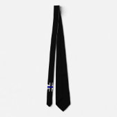 Cravate Ligne Bleue fine - Royaume-Uni (Dos)