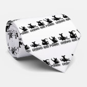 Cravate Ligne de la terre et de livre (Roulé)