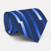 Cravate Lignes Abstraites (Roulé)