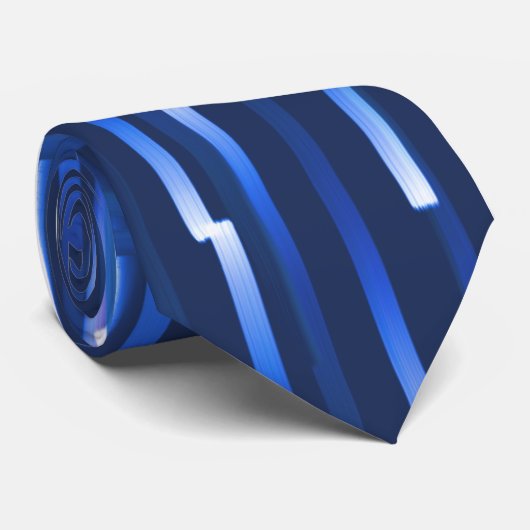 Cravate Lignes Abstraites (Roulé)
