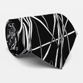 Cravate Lignes Abstraites - 03 (Roulé)