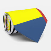 Cravate Lignes Abstraites et rectangles (Roulé)