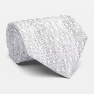 CRAVATE LIGNES BLANCHES ET NOIRES