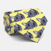 Cravate Lignes Bulldog (Roulé)