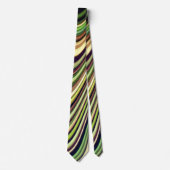 Cravate Lignes courbes multicolores cool (Devant)