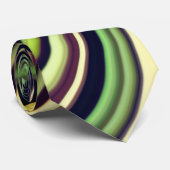 Cravate Lignes courbes multicolores cool (Roulé)