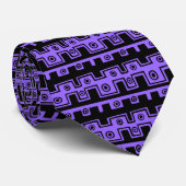 Cravate Lignes décoratives - violet (9966FF) (Roulé)