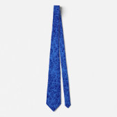 Cravate Lignes dégivrées - Bleu bébé sur Deep Navy (Devant)