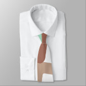 Cravate Lignes et rectangles (Attaché)