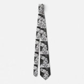 Cravate Lignes expressionnistes – Forme brute (Dos)