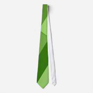 Cravate Lignes géométriques vertes vert clair