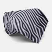 Cravate Lignes ondulées - 02 (Roulé)