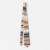 Cravate Lignes peintes à la main colorées (Dos)