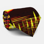 Cravate Lignes qui se répètent dans l'effet de vague et de (Roulé)