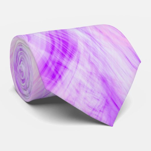 Cravate Lignes roses et torsades Tie Dye (Roulé)