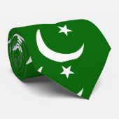 Cravate Ligue musulmane du Pakistan, drapeau de la (Roulé)