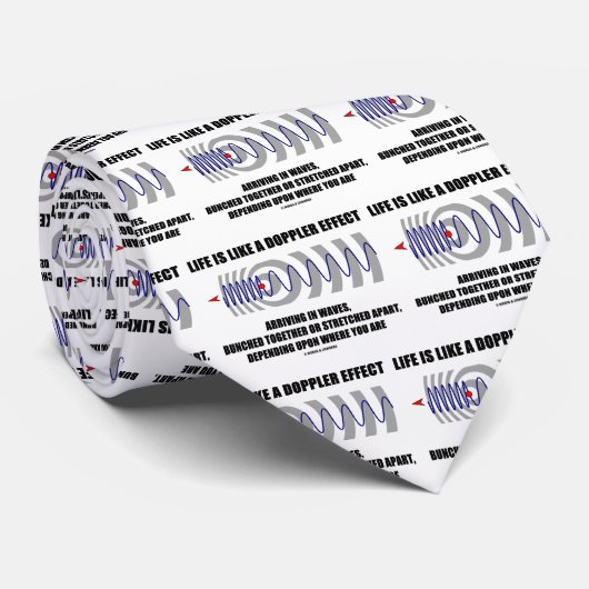 Cravate Like A Doppler Effect Arriving In Waves (Roulé)