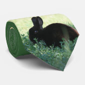 Cravate Lil Black Bunny (Roulé)