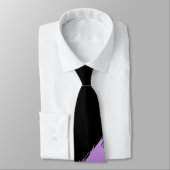 Cravate Lilac Brush moderne Arrière - plan noir (Attaché)