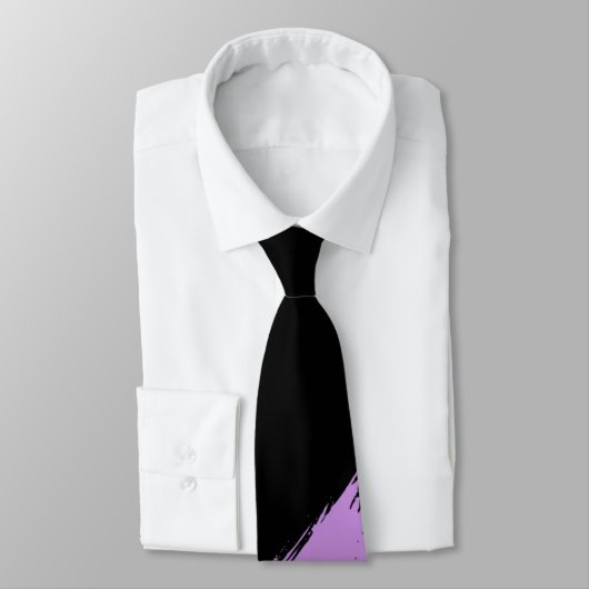 Cravate Lilac Brush moderne Arrière - plan noir (Attaché)