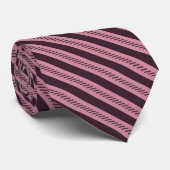 Cravate Lilac Pink Purple Hash Mark And Striped Pattern    (Roulé)